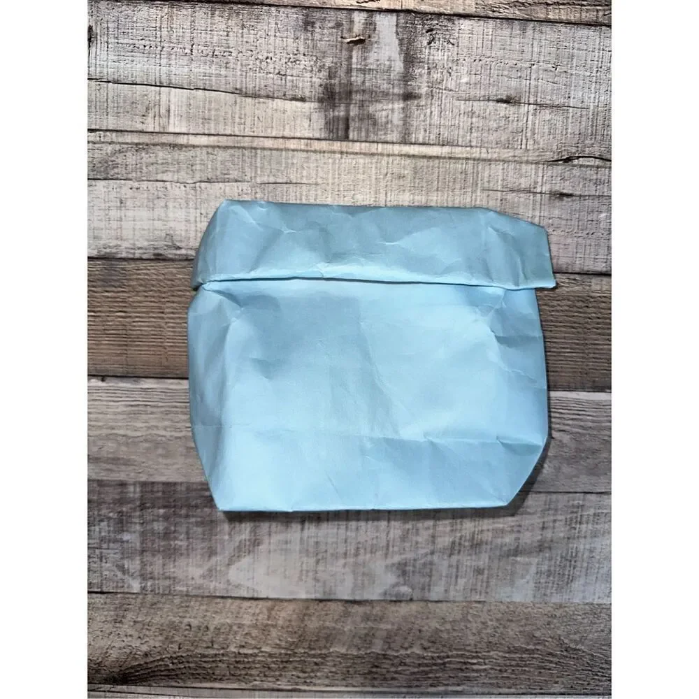Drunk Elephant Recycled Natural Wood Travel Skincare Makeup Earth Friendly Bag